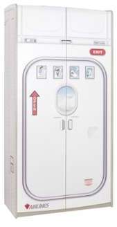 Armoire design avion à 2 portes ouvrantes pour cha