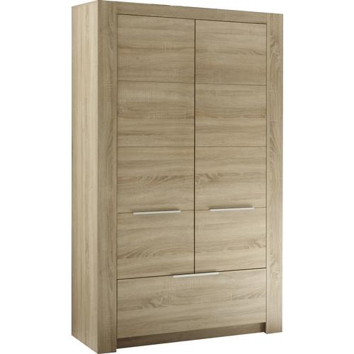 Armoire bébé à 2 portes et 1 tiroir coloris chêne