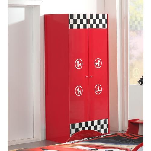 Armoire enfant 2 portes - 1 tiroir TURBOPOWER, col