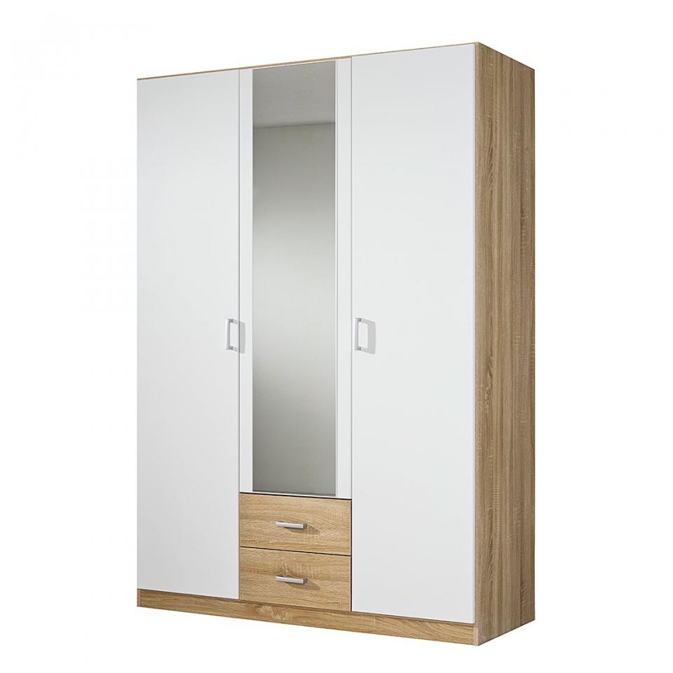 Armoire à vêtements Point - 3 portes Imitation chê