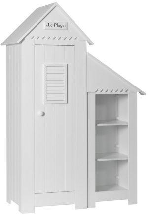 Armoire-dressing 1 porte Provence blanc Oui avec s