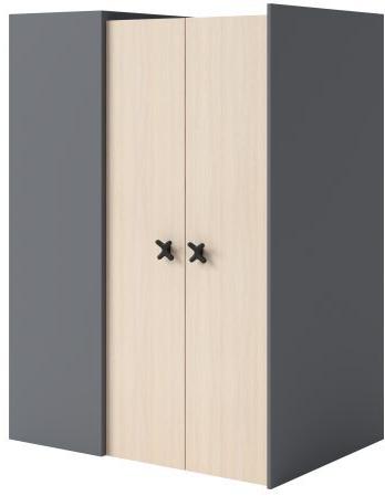 Armoire-dressing angle 2 portes enfant shift Porte