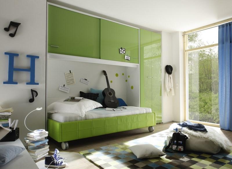 Lit armoire moderne couleur au choix Oxford