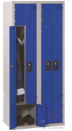 Armoire vestiaire 2 en 1 monobloc Armoire vestiaire 2 en 1 monobloc