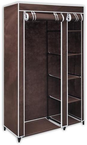VidaXL Armoire étagère de rangement marron chocolat VidaXL Armoire étagère de