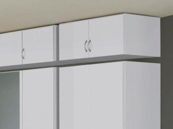 Surmeuble CASA 2 portes blanc Surmeuble CASA 2 portes blanc