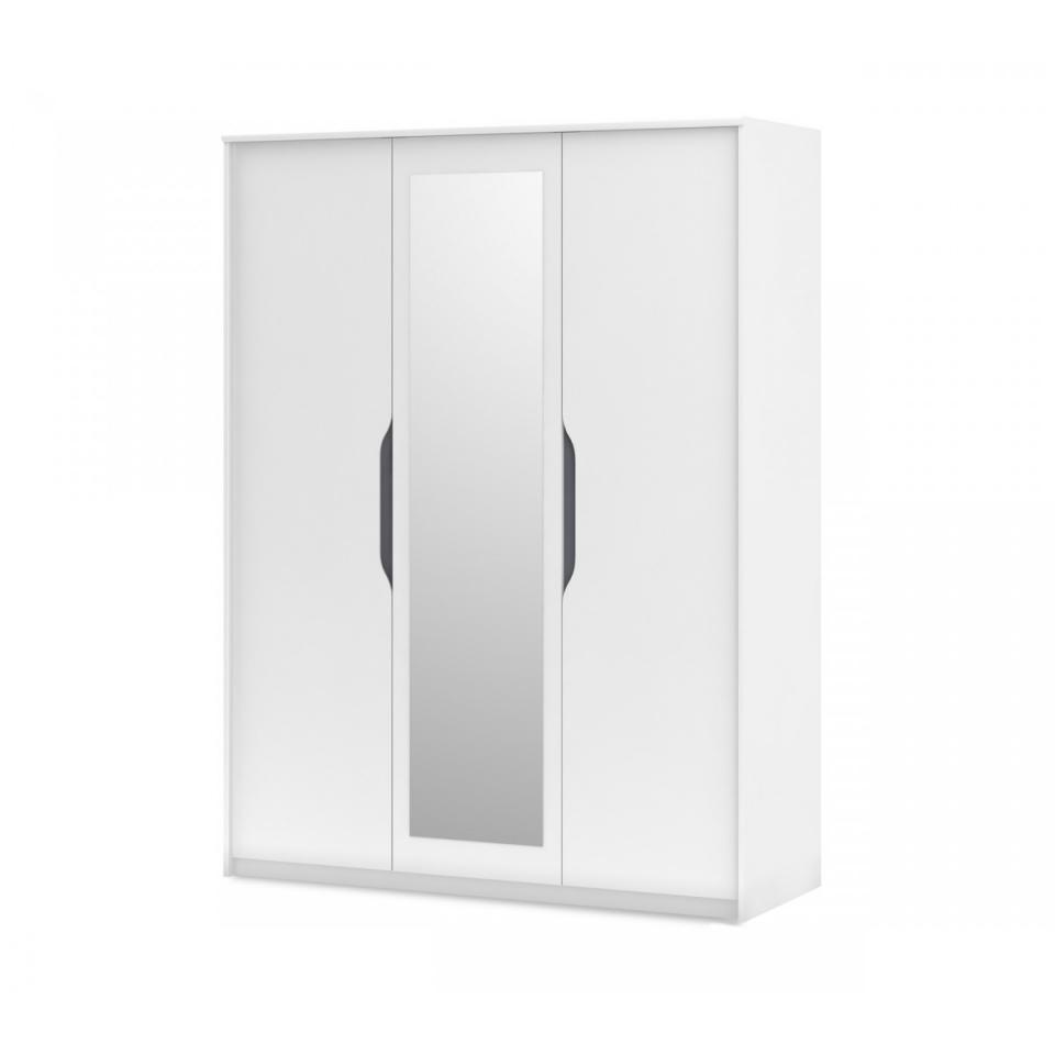 Armoire 3 portes blanche AR4000 - Terre de Nuit