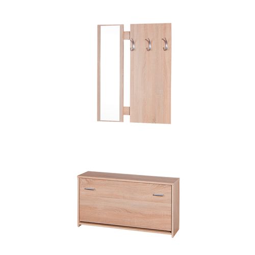 Ensemble porte manteau et armoire à chaussures col