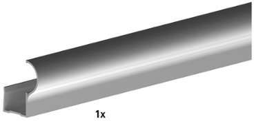 Profil poignée pour porte 19 mm - L 2700 mm - arge