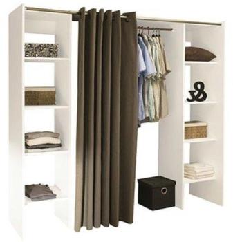 Dressing extensible CHICA 2 colonnes blanc et ride
