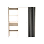 Dressing extensible 4 niches 1 tiroir 2 penderies