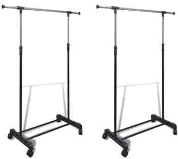 VidaXL Porte Vêtements Penderie 2 pièces VidaXL Porte Vêtements Penderie