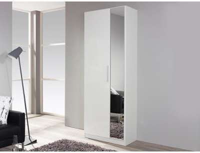 Penderie MINOTOR 1 5 porte avec miroir blanc Penderie MINOTOR 1 5 porte