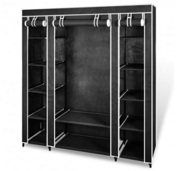 VidaXL Armoire penderie tissu 45 x 150 x176 cm noi