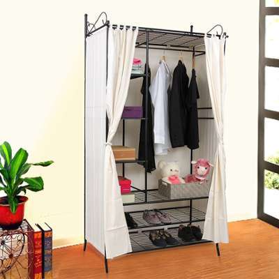 Songmics Armoire de Rangement Penderie de vêtement