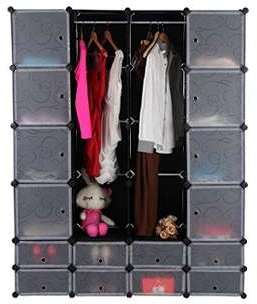 Songmics Armoire Penderie Cubes étagère de rangement Songmics Armoire Penderie
