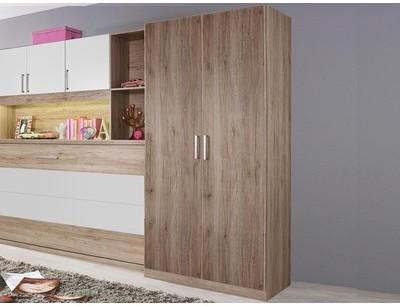 Armoire ALBANO 2 portes sanremo blanc alpine Armoire ALBANO 2 portes sanremo
