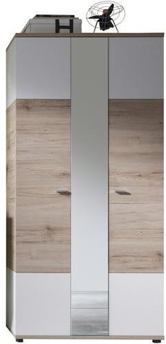 Armoire vestiaire à 3 portes coloirs chêne san rem