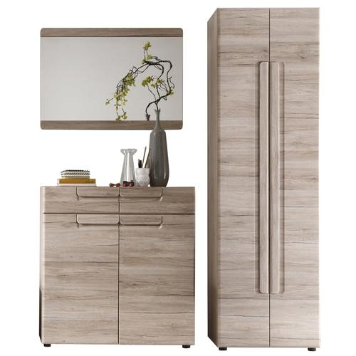 Armoire + meuble à chaussures + miroir pour hall d