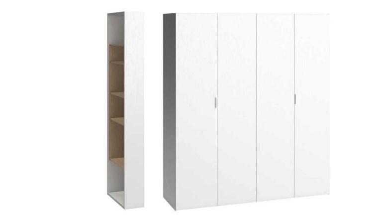 ARMOIRE DRESSING MODERNE 4 PORTES 240 CM - Collect