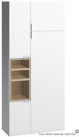 Armoire dressing design 2 portes concept SANS COLO