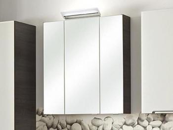 Armoire de toilette LATIFA 3 portes 65 cm graphite