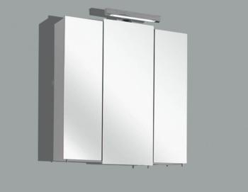 Armoire de toilette WILLY 3 portes 68 cm blanc laq