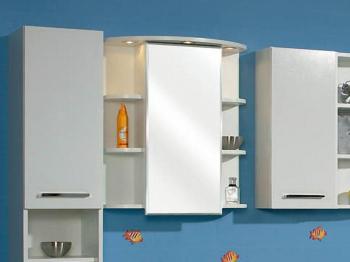 Armoire de toilette TRICORN 1 porte blanc