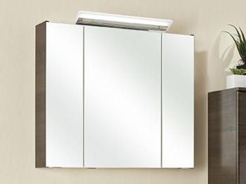 Armoire de toilette FILMA 3 portes 80 cm moka