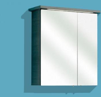 Armoire de toilette ALIBI 2 portes graphite
