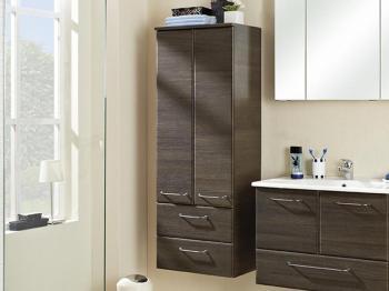 Armoire FILMA 2 portes et 2 tiroirs moka