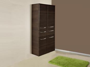 Armoire MARAVE 4 portes 1 tiroir moka
