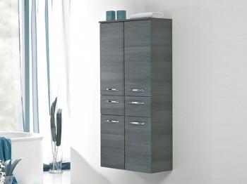 Armoire ALIBI 4 portes 1 tiroir graphite