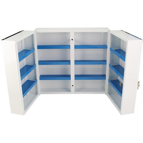 Armoire pharma 2 portes en acier.blanc - Armoire p
