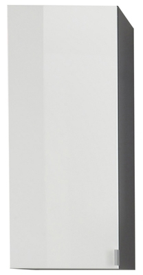 Armoire à suspendre Blanche et grise anthracite à