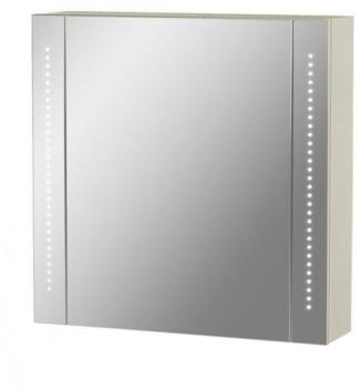 Armoire miroir LED 60x60 Blanc PLANETE BAIN - Spécialiste Armoire miroir LED 60x60 Blanc