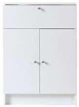 Petite armoire de salle de bain blanche Declikdeco