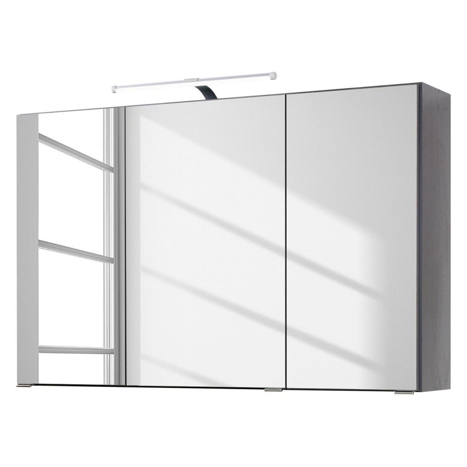 Armoire de salle bain Zeehan - Gris - 100 cm Armoire de salle bain Zeehan