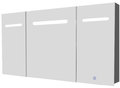 Best Design Aluma Armoire de toilette 120x80x13 5cm Best Design Aluma Armoire
