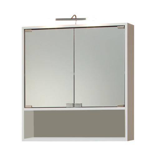 Armoire avec miroir Cuneo - Blanc Armoire avec miroir Cuneo