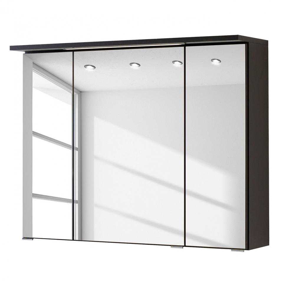 Armoire de salle bain Zeehan - Gris - 80 cm Armoire de salle bain Zeehan