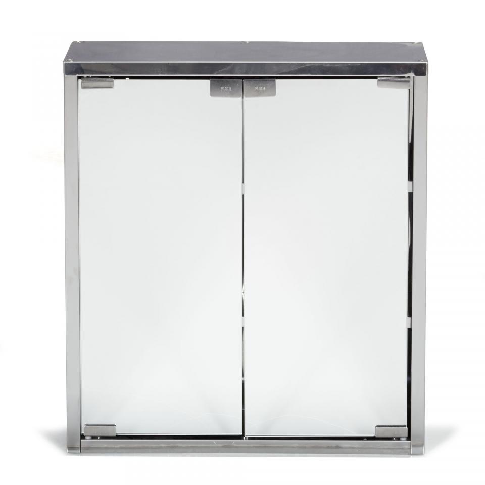 Armoirette de salle de bains avec miroirs L50cm