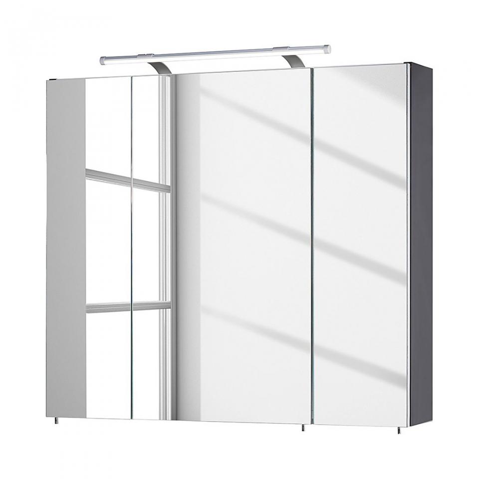 Armoire à miroir Dusty - Anthracite