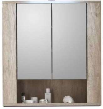 Armoire murale avec éclairage pour salle de bain +