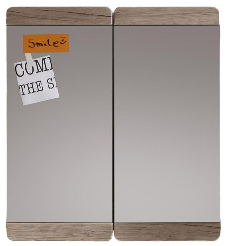 Armoire murale coloris Chêne San Remo à 2 portes a