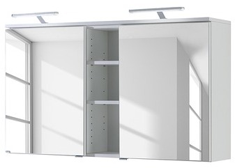 Armoire à miroir Gali - Blanc - 120 cm Armoire à miroir Gali - Blanc