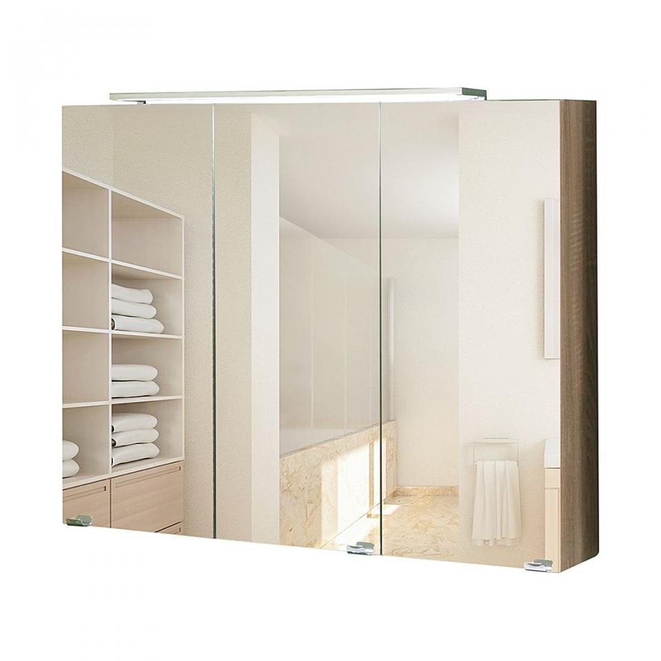 Armoire à miroir Mojo II - Imitation chêne Armoire à miroir Mojo II -