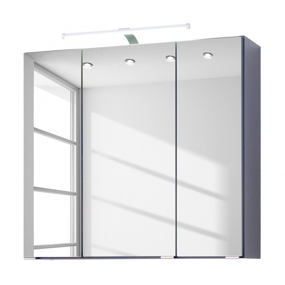 Armoire de salle bain Zeehan - Gris - 70 cm Armoire de salle bain Zeehan