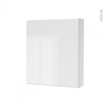 Armoire de toilette Rangement haut IRIS Blanc 1 po