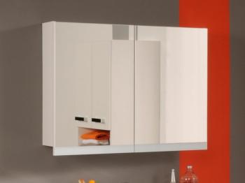 Armoire de toilette SYDNEY 2 portes blanc brillant Armoire de toilette SYDNEY